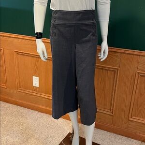 Lane Bryant Heather Grey Mid-Rise Gaucho